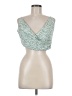 Shein 100% Viscose Green Sleeveless Blouse Size 8 - 10 - photo 1