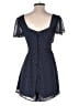 Row A 100% Polyester Polka Dots Blue Romper Size S - photo 2