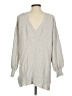 Yet Again Silver Pullover Sweater Size S - photo 2