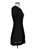 Aqua Solid Black Cocktail Dress Size S - photo 4