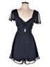 Row A 100% Polyester Polka Dots Blue Romper Size S - photo 1