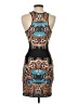 Clover Canyon Graphic Black Cocktail Dress Size XS - photo 2