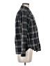 Theory Plaid Black Long Sleeve Button-Down Shirt Size M - photo 4