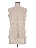 Como Blu Tan Sleeveless Blouse Size M - photo 1