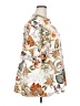 Unbranded 100% Polyester Tropical Ivory Short Sleeve Blouse Size 5X - photo 4