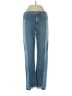 Just Black Color Block Blue Jeans Size 25 waist - photo 1