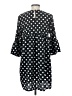 Lili Rose 100% Polyester Polka Dots Black Casual Dress Size S - photo 2
