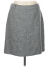 Talbots Chevron-herringbone Gray Casual Skirt Size 10 - photo 1