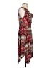 Corey P. Chevron-herringbone Burgundy Red Cocktail Dress Size S - photo 4