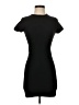 Cozzi Solid Black Casual Dress Size S - photo 1
