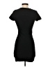 Cozzi Solid Black Casual Dress Size S - photo 2