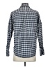 Everlane 100% Organic Cotton Checkered-gingham Blue Long Sleeve Button-Down Shirt Size 2 - photo 2
