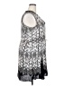 Reiss 100% Viscose Print Silver Black Cocktail Dress Size 14 - photo 4