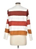 Pinque Stripes Orange White Pullover Sweater Size L - photo 2
