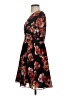 Madewell 100% Polyester Floral Black Cocktail Dress Size 2 - photo 5