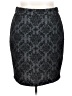 Roz & Ali Graphic Black Formal Skirt Size 2X - photo 1