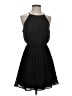 Lush 100% Polyester Solid Black Cocktail Dress Size S - photo 1