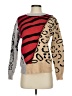 Alice Blue Animal Print Red Pullover Sweater Size S - photo 1