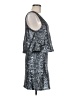Ella Moss 100% Nylon Metallic Silver Cocktail Dress Size M - photo 4