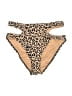 Cabana Del Sol Animal Print Tan Swimsuit Bottoms Size S - photo 1