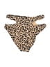 Cabana Del Sol Animal Print Tan Swimsuit Bottoms Size S - photo 2