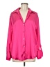 Zara 100% Polyester Pink Long Sleeve Blouse Size M - photo 1