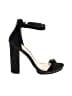 Wild Diva Black Sandals Size 7 1/2 - photo 1