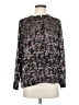 Rebecca Taylor Floral Black Long Sleeve Blouse Size 4 - photo 1