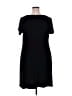 MSK Solid Black Casual Dress Size 2X - photo 2
