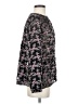 Rebecca Taylor Floral Black Long Sleeve Blouse Size 4 - photo 4