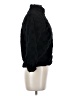 FRZ 100% Polyester Argyle Black Faux Fur Jacket Size M - photo 4