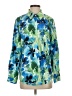 Unbranded Floral Green Long Sleeve Blouse Size S - photo 1