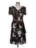 Connected Apparel 100% Polyester Burgundy Cocktail Dress Size 4 - photo 1