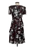 Connected Apparel 100% Polyester Burgundy Cocktail Dress Size 4 - photo 2