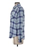 Rails 100% Rayon Plaid Blue Long Sleeve Button-Down Shirt Size S - photo 5