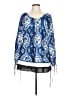H&M Blue Long Sleeve Blouse Size L - photo 1