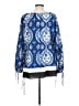 H&M Blue Long Sleeve Blouse Size L - photo 2