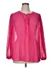 Torrid 100% Polyester Pink 3/4 Sleeve Blouse Size 1X Plus (1) - photo 1