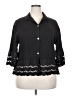 Unbranded Black 3/4 Sleeve Button-Down Shirt Size XXL - photo 1