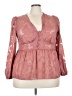Shein Pink 3/4 Sleeve Blouse Size 3X - photo 1