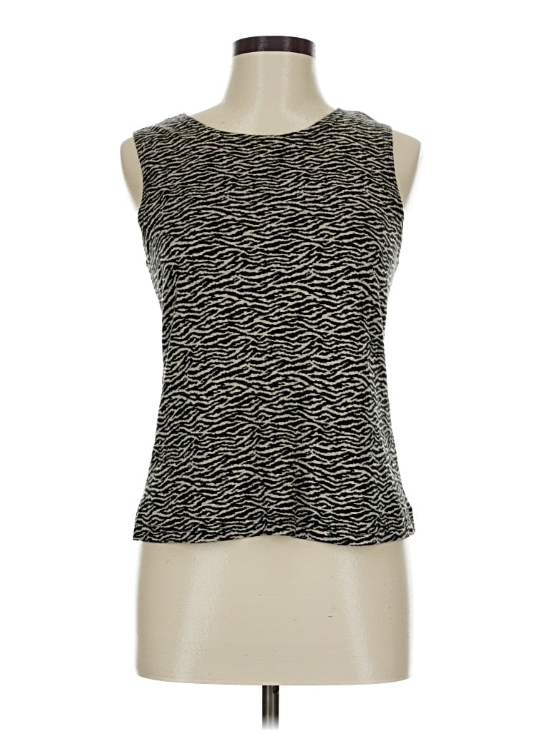 Pre-owned Norm Thompson Sweater Vest In Black