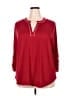 Rio & Rian Red 3/4 Sleeve Blouse Size 2X - photo 1