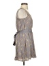 Partimi 100% Silk Hearts Gray Casual Dress Size 0 - photo 4