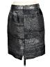 J.Crew Metallic Silver Formal Skirt Size 12 - photo 2