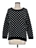 Unbranded 100% Acrylic Checkered-gingham Black Pullover Sweater Size M - photo 1