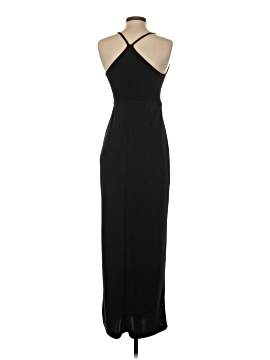 short formal black dress Nodu Maxi Dress in Orchids Flock Black main image 1