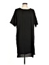 H By Halston 100% Polyester Solid Black Casual Dress Size M - photo 1