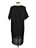 H By Halston 100% Polyester Solid Black Casual Dress Size M - photo 2