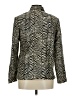 Silkland Animal Print Ivory Long Sleeve Blouse Size 6 - photo 2