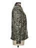 Silkland Animal Print Ivory Long Sleeve Blouse Size 6 - photo 4